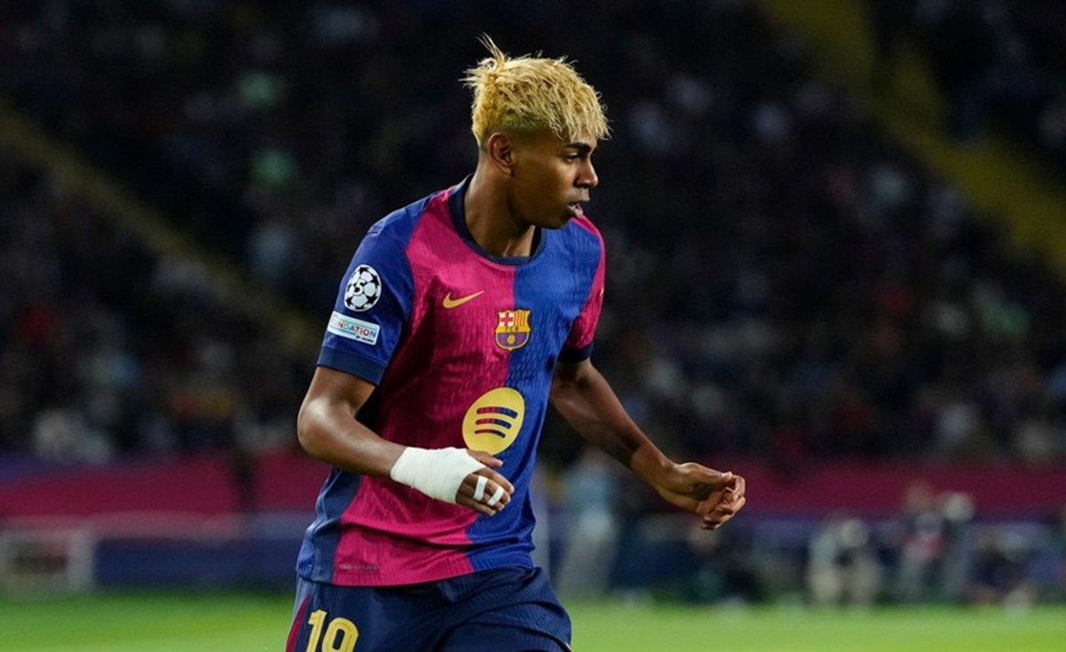 Lamine Yamal a purtat în bandaj pe mână la meciul cu Inter Milano, scor 3-3
