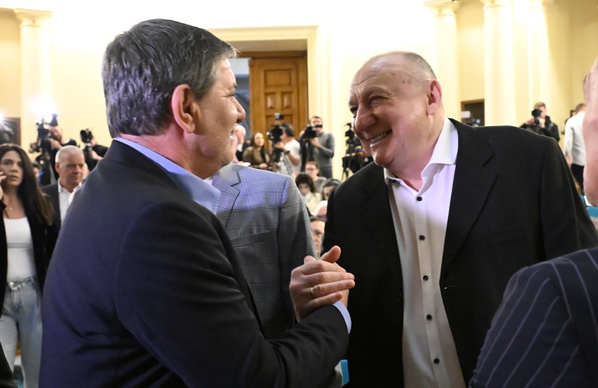 Marius Lăcătuș și Adrian Bumbescu