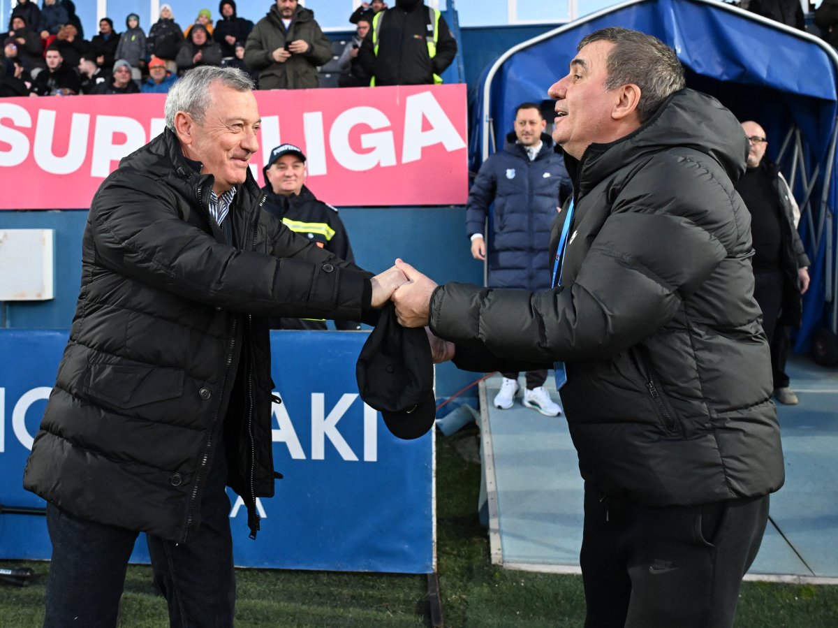 Hagi și Rednic sunt printre antrenorii cu cele mia multe meciuri ca antrenori în SuperLigă