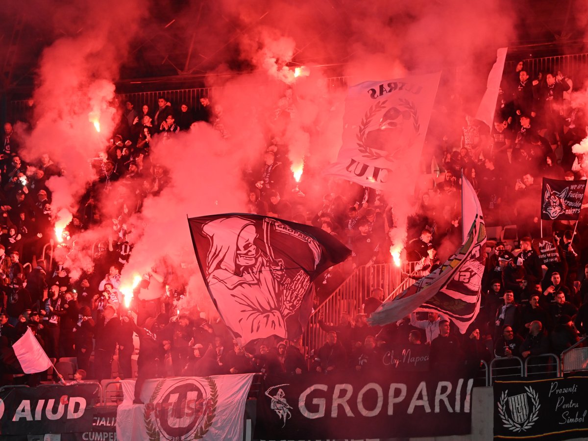 Partida de pe Cluj Arena s-a desfășurat într-o atmosferă superbă