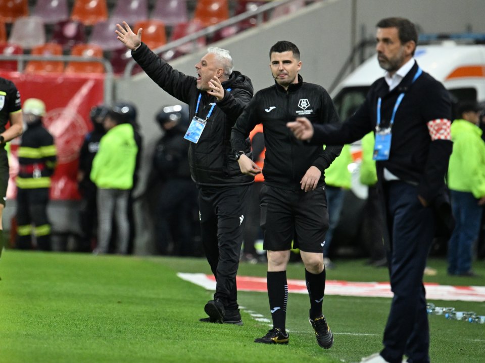 Șumudică "a dat" în jucători după Dinamo - Rapid 0-0