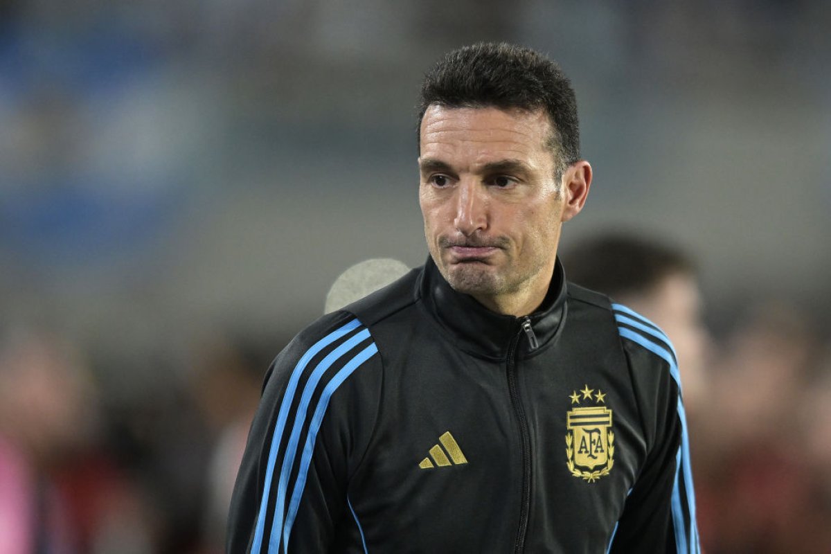 Scaloni e selecționerul Argentinei din 2018