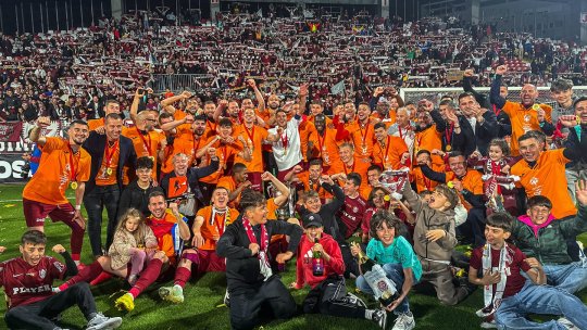 Neluțu Varga a uitat de Africa și a venit să petreacă alături de jucătorii CFR-ului după câștigarea Cupei României! Promisiunea făcută de patronul ardelenilor