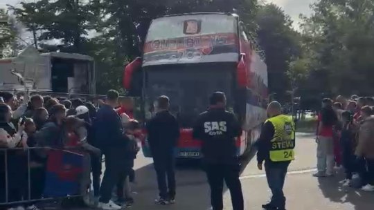 Cum arată autocarul în care jucătorii de la FCSB vor sărbători titlul