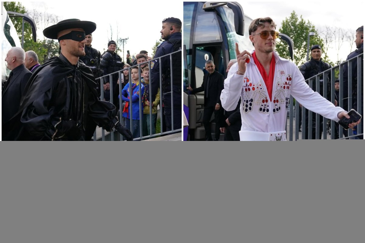 Paradă de costume pe Arena Națională. Imagini de senzație cu jucătorii de la FCSB