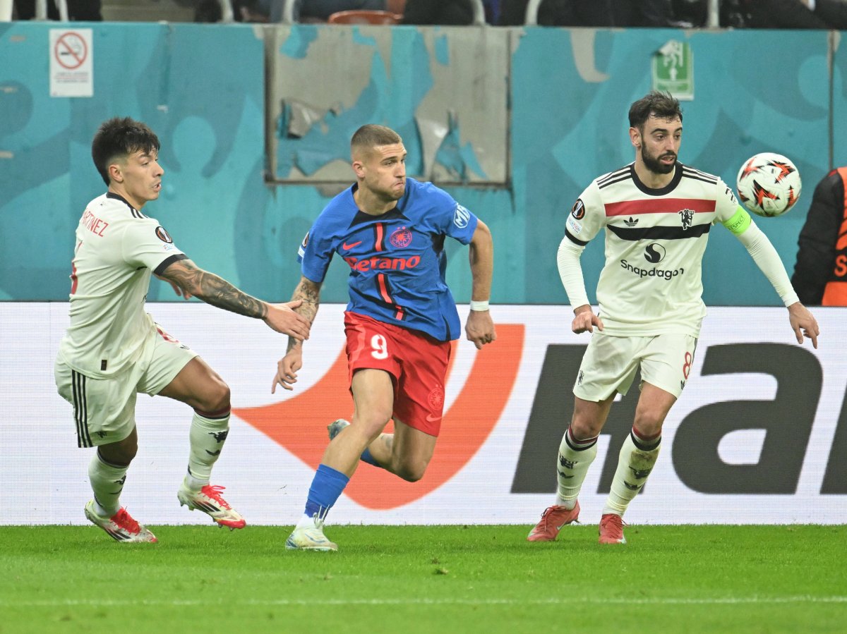 Manchester United a învins-o pe FCSB cu scorul de 2-0