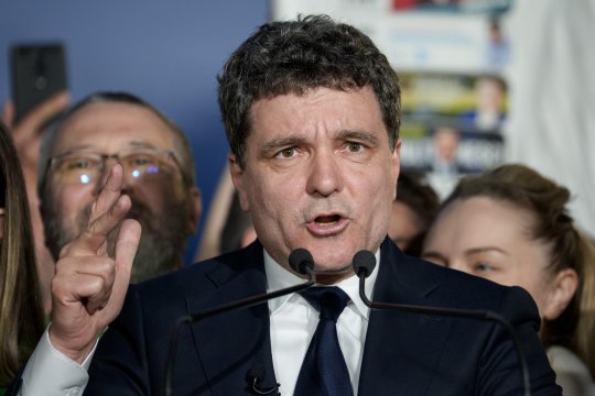 Nicușor Dan, față în față cu Marian Ceaușescu după ce a câștigat alegerile: ”Vreau să vă anunț un lucru”