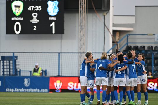 Jucătoarele de la Farul, bucurie fără margini după ce au câștigat un nou campionat: ”E de nedescris”