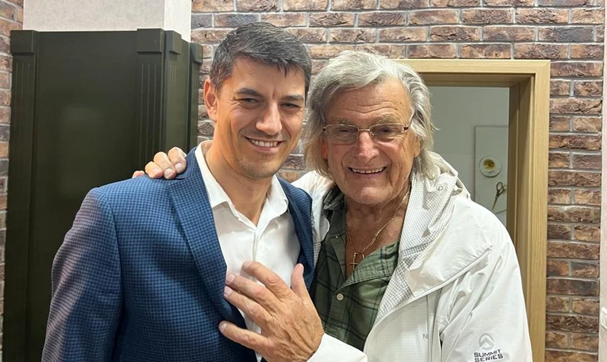 Florin Enceanu - noul acționar al Universității Craiova și Florin Piersic