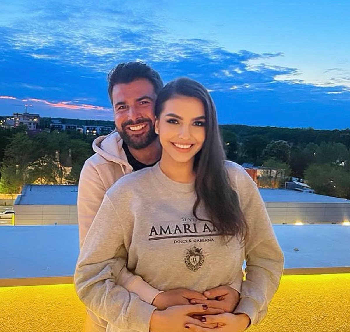 Adrian Mutu și Sandra, soția lui