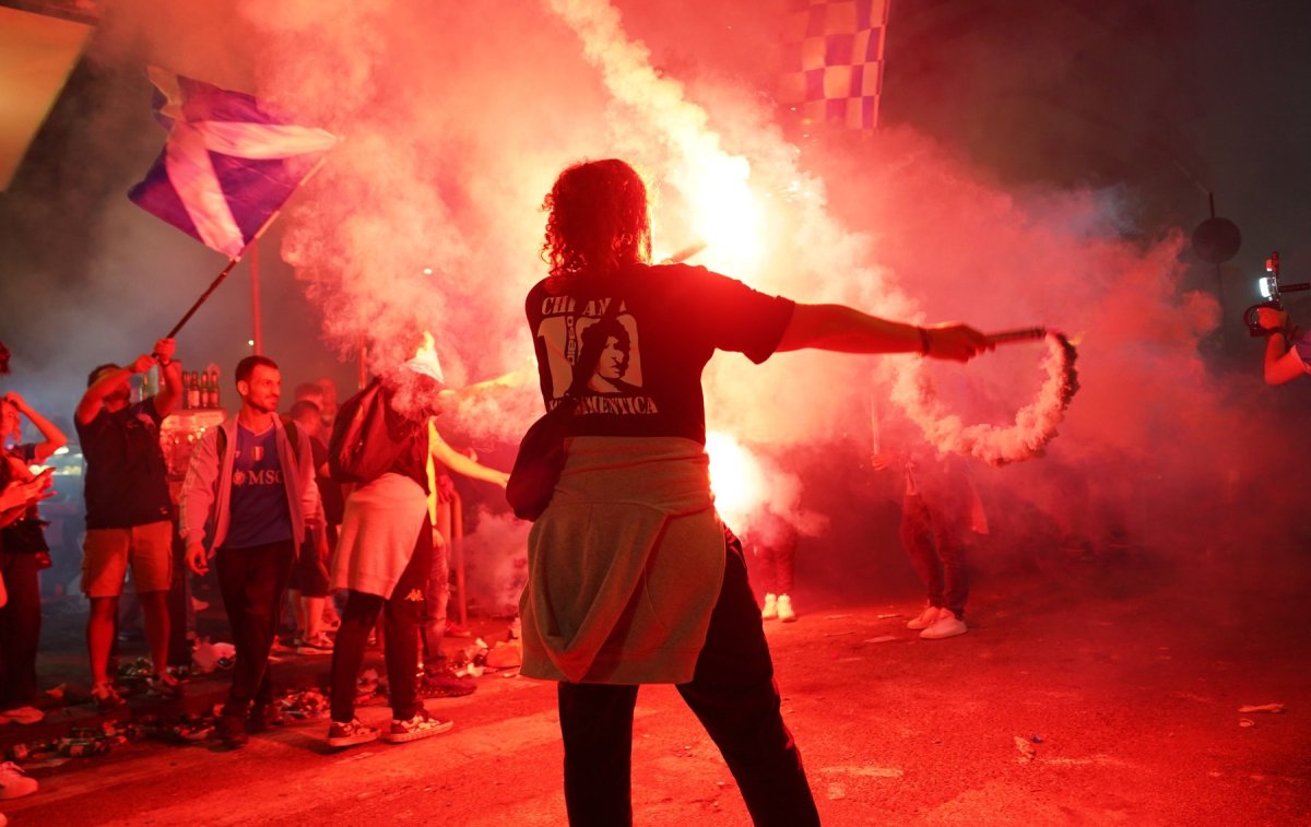 Fanii lui Napoli au făcut noapte albă după succesul favoriților