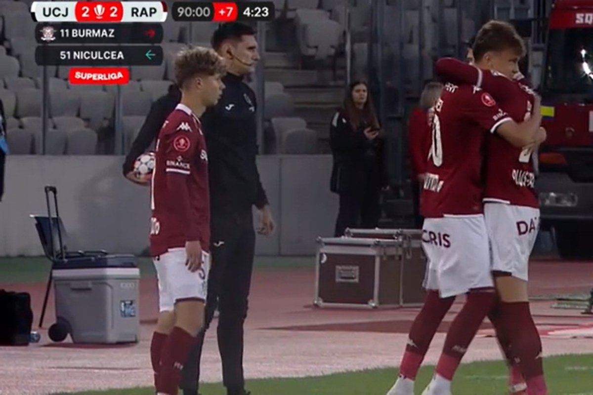 Andrei Șucu a debutat la echipa de seniori a Rapidului