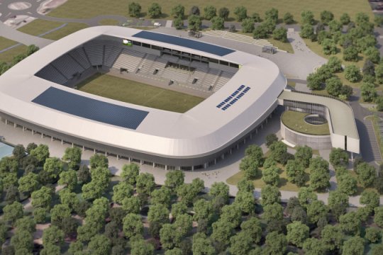 Stadion de 65 milioane € pentru orașul dispărut din Liga 1 de 21 de ani. Imagini cu noua arenă și când va fi gata