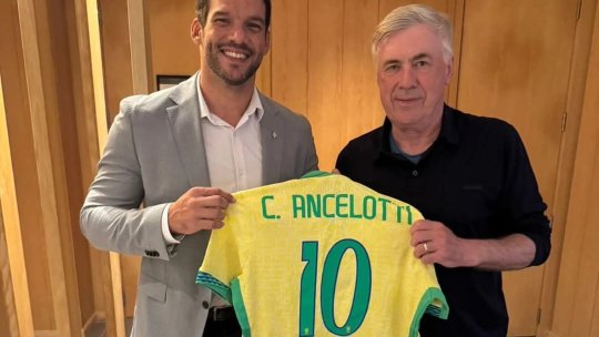 Carlo Ancelotti, întâmpinat ca un rege în prima zi la cârma naționalei Braziliei