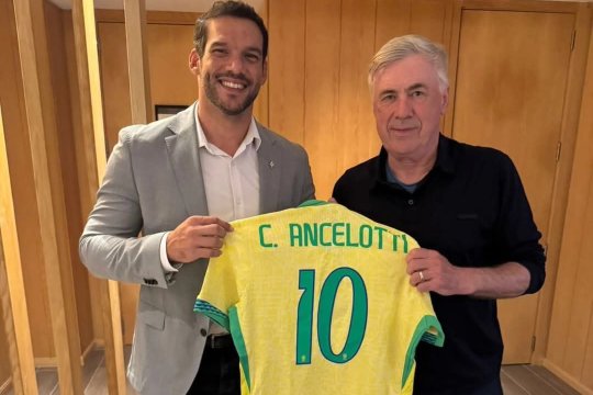 Carlo Ancelotti, întâmpinat ca un rege în prima zi la cârma naționalei Braziliei