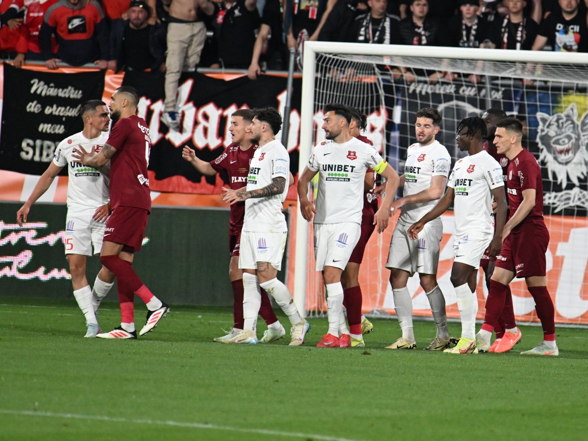 Tiago Goncalves a fost eliminat în finala Cupei României, pierdută de sibieni cu CFR Cluj