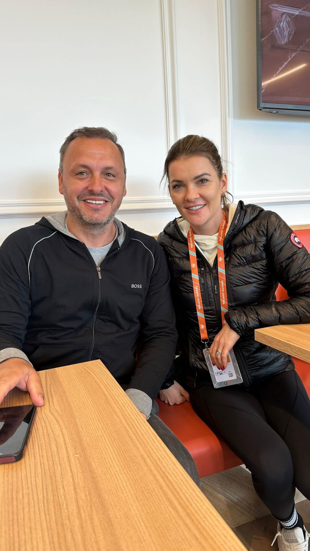 Marcel Miron și Agnieszka Radwanska