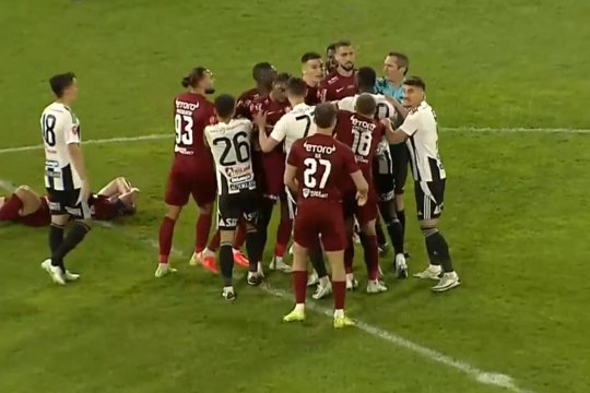 Au cedat nervii în finalul partidei CFR - U Cluj 1-0. Masoero l-a îmbrâncit pe Djokovic. Chipciu, iertat de ”roșu”