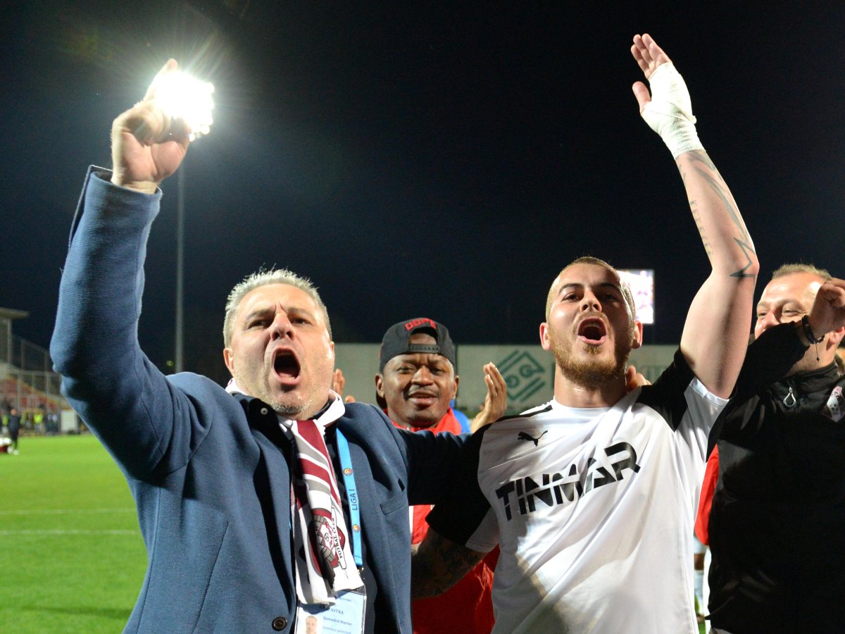 Denis Alibec, alături de Marius Șumudică