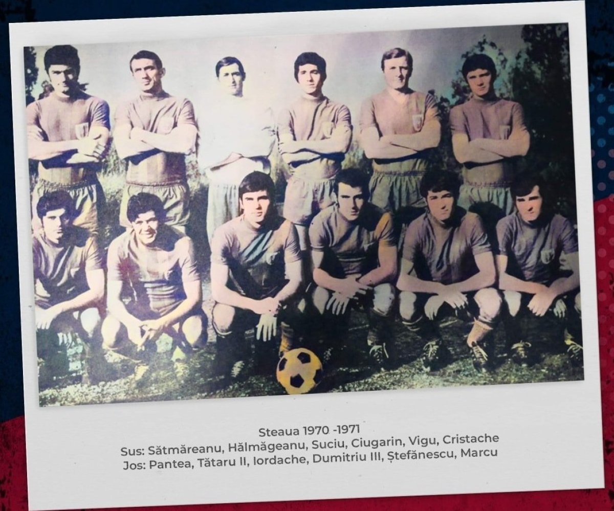 Echipa de care era îndrăgostit juniorul Sorin Cârțu, la începutul anilor '70