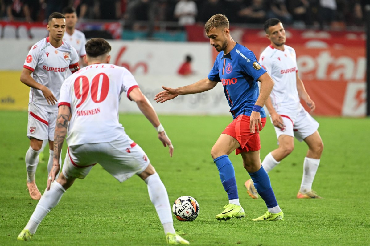 FCSB are 7 puncte în fața locului secund, cu 3 etape înainte de final