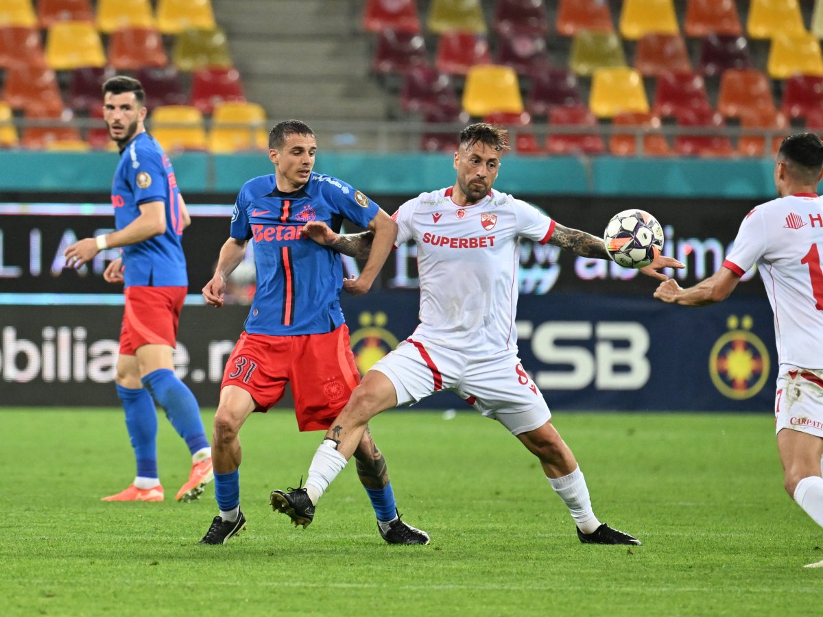 Juri Cisotti, 32 de ani, a trecut de la Oțelul Galați la FCSB în schimbul a 200.000 de euro