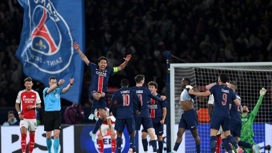 PSG - Arsenal 2-1, ACUM, pe iAMsport.ro. Saka reduce din diferență și aprinde finalul de meci