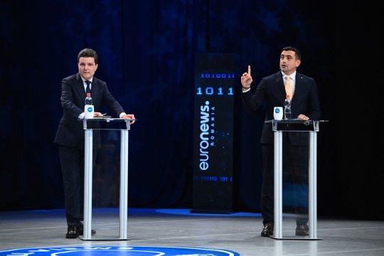 Dezbatere George Simion – Nicușor Dan. Contre pe tema Ținutului Secuiesc: ”Îl respect pe Viktor Orban” vs. ”Nu trebuie permis drapelul la manifestări oficiale”