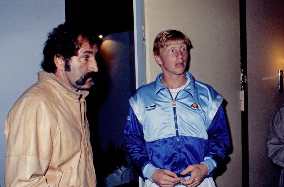 Ion Țiriac și Boris Becker