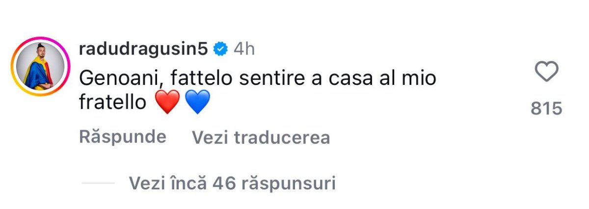 Mesajul lui Radu Drăgușin