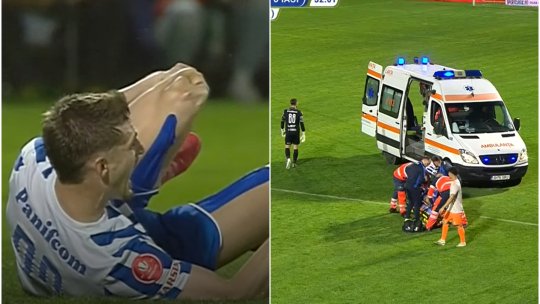 Atenție, imagini greu de privit! Accidentare horror la Metaloglobus - Iași: ambulanța a intervenit imediat