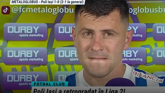 Mihai Bordeianu a început să plângă după ce a retrogradat cu Iași: ”Ar trebui să ne uităm în oglindă! E păcat că se termină așa, nu se aștepta nimeni”