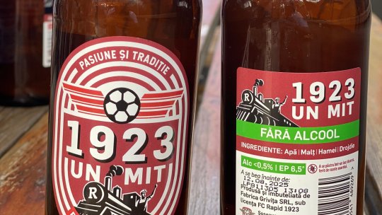 Rapid a lansat noua marcă de bere! Victor Angelescu, Adrian Iencsi și Alexandru Ioniță, printre cei prezenți la eveniment