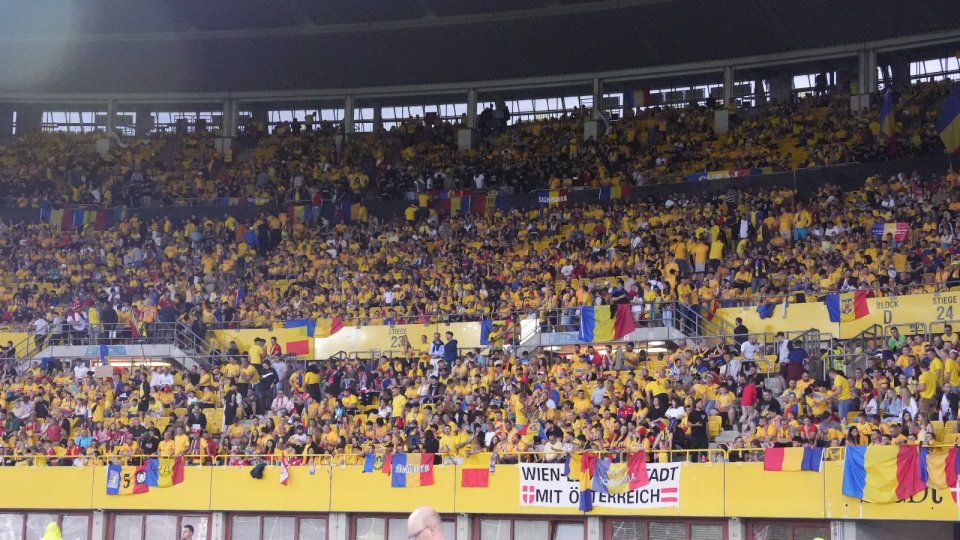 Fanii români au luat cu asalt Viena