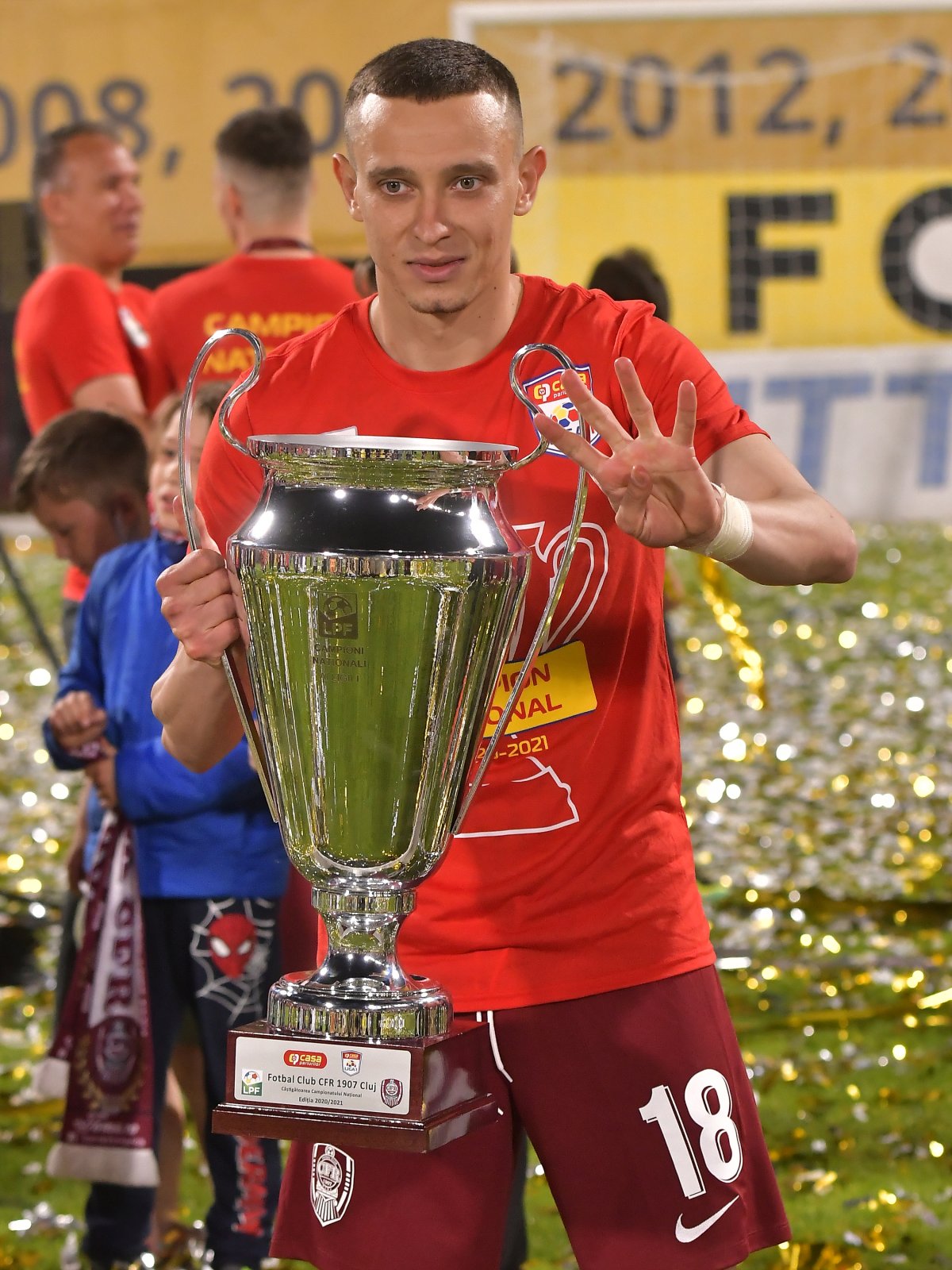 Valentin Costache are în palmares 5 titluri cu CFR Cluj