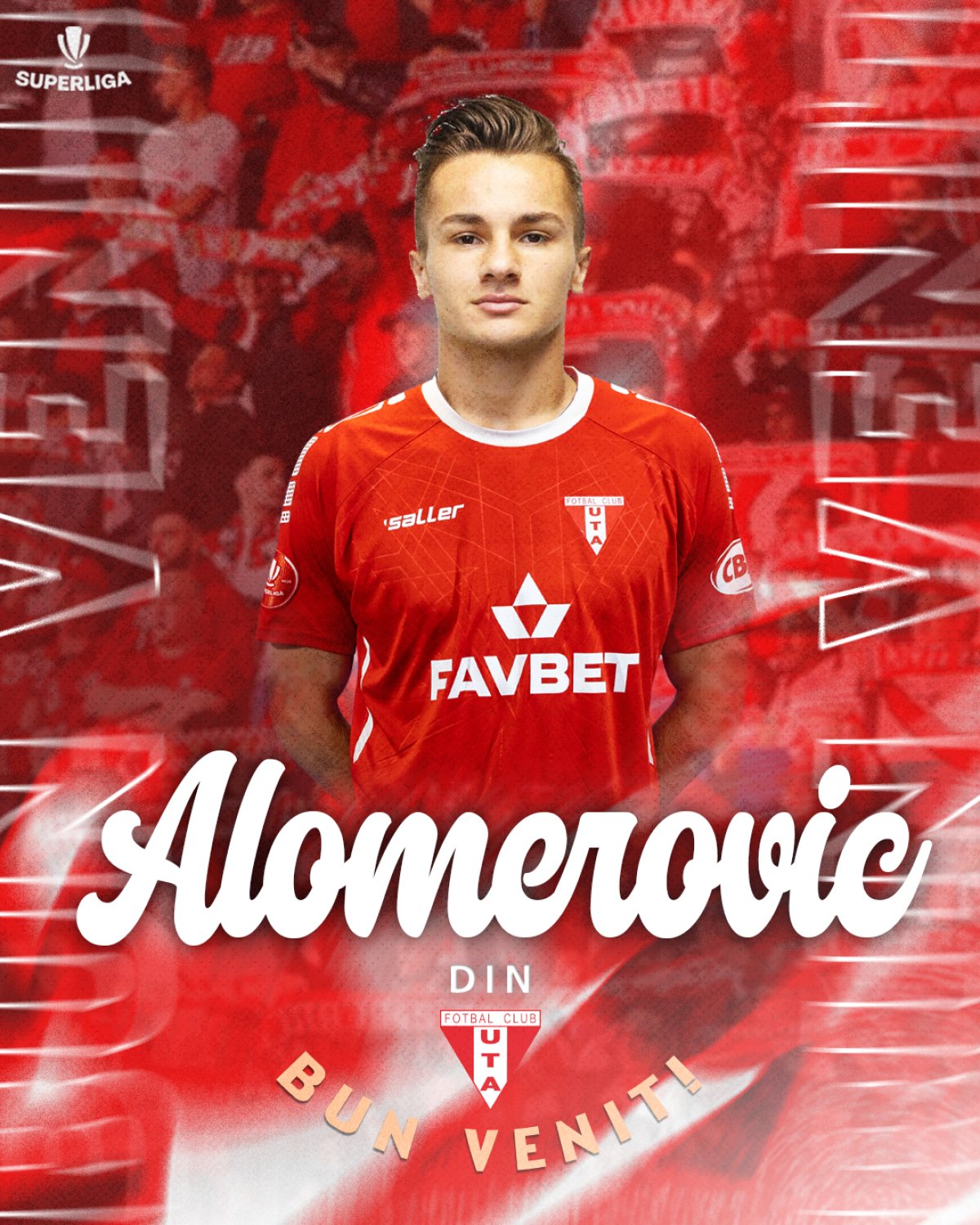 Din Alomerovic (27 de ani) e un fundaș stânga macedonean foarte ofensiv. Stagiunea trecută, în tricoul celor de la Rabotnički Skopje, el a marcat un gol și a dat șapte pase decisive