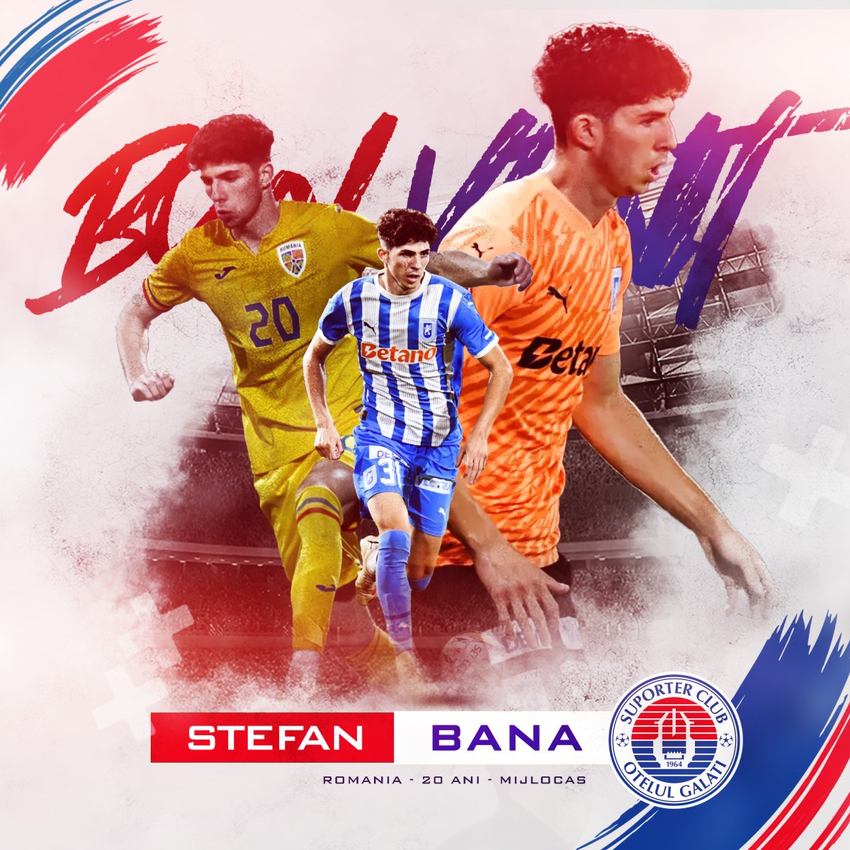 Bană (20 de ani) a fost împrumutat un sezon de la U Craiova și pentru ca Balint să aibă mai multe soluții pentru a respecta regula U21