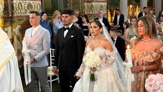 Viviana Rădoi, electrizantă la nunta lui Florinel Coman. Apariție foarte rară a soției lui Mirel Rădoi