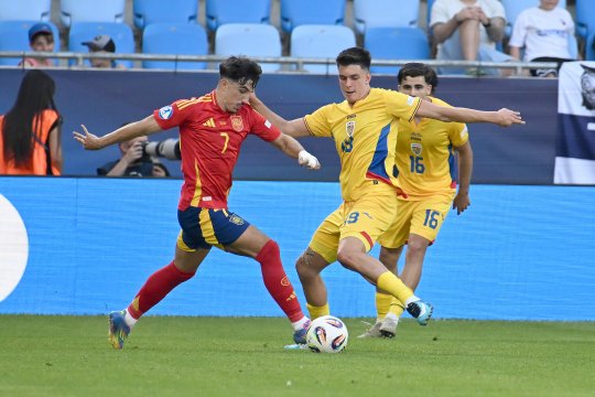 România U21 - Spania U21 1-2. Final de coșmar pentru tricolorii mici care au condus până în minutul 85. Blănuță a fost eliminat înainte de remontada spaniolilor