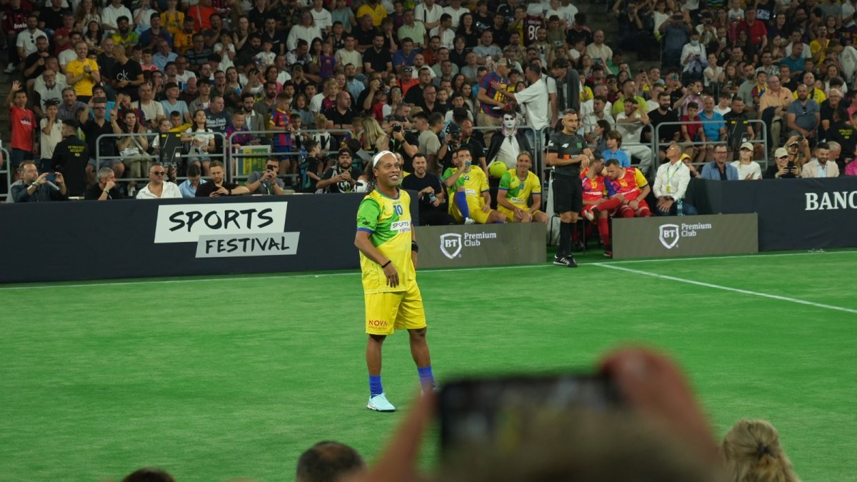Ronaldinho a făcut spectacol la Cluj