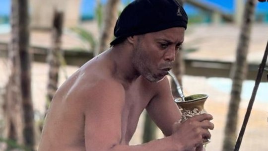 La 02:28 noaptea, Ronaldinho a scris câteva cuvinte despre România, după ce a fost la Cluj