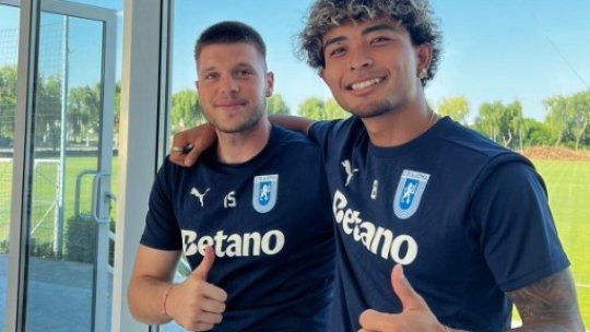 Reunire cu zâmbetul pe buze. Oltenii au terminat vacanța, iar noile achiziții au îmbrăcat pentru prima oară tricoul alb-albastru