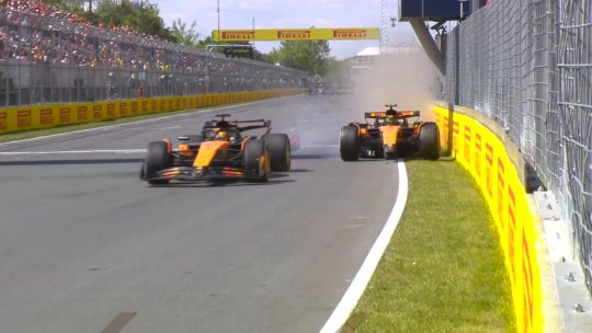 George Russell a câștigat Marele Premiu al Canadei! Dezastru la McLaren: Norris a vrut să-l depășească pe Piastri și a intrat în parapet