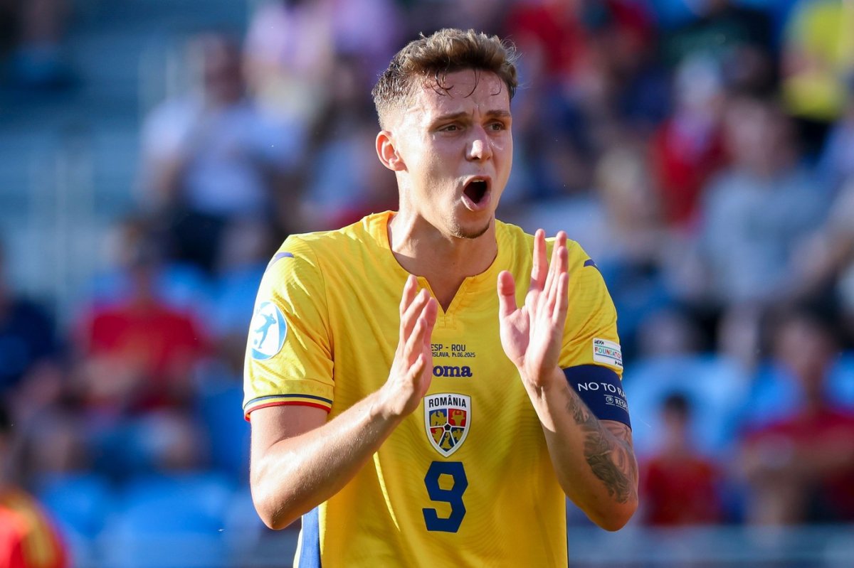 Louis Munteanu a înscris un gol superb în Spania U21 - România U21, scor 2-1