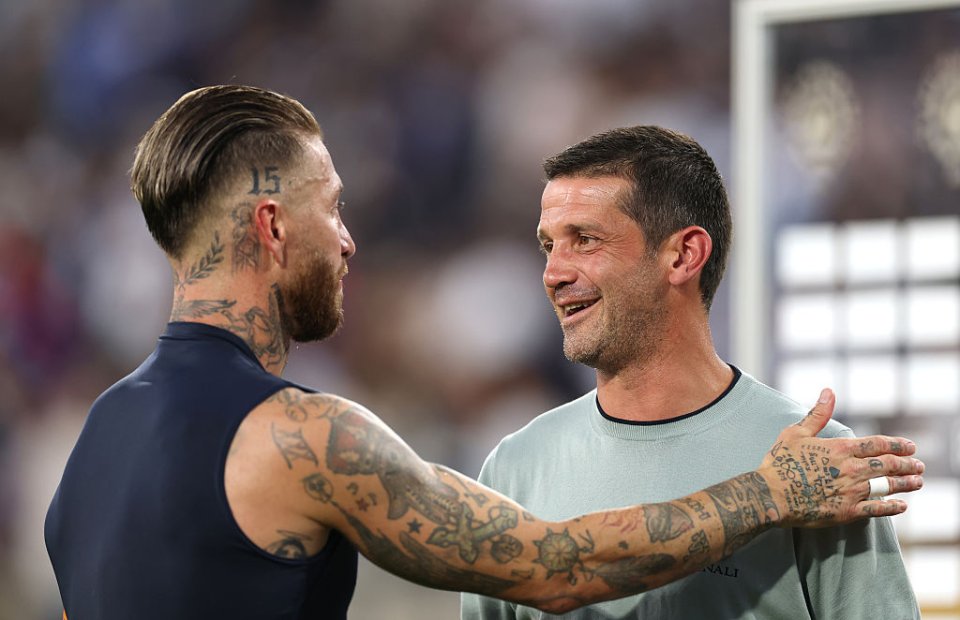 Cristian Chivu si Sergio Ramos