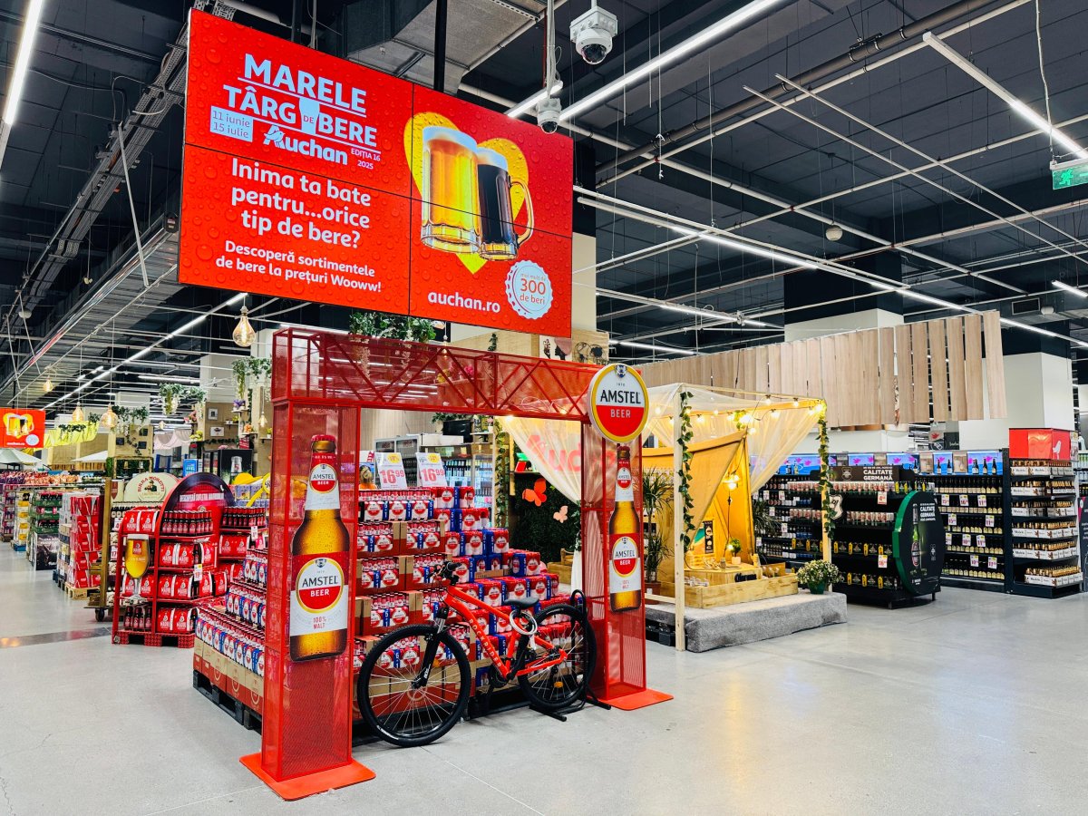 Târgul de Bere Auchan ține până pe 15 iulie