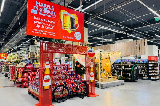 Fie că e fotbal, tenis sau Formula 1, la Târgul de Bere Auchan găsești băutura perfectă pentru fiecare repriză (P)