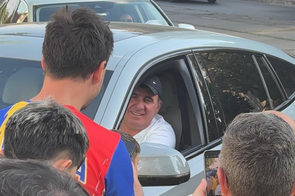 Gheorghe Hagi a fost prezent la România U19 - Danemarca U19