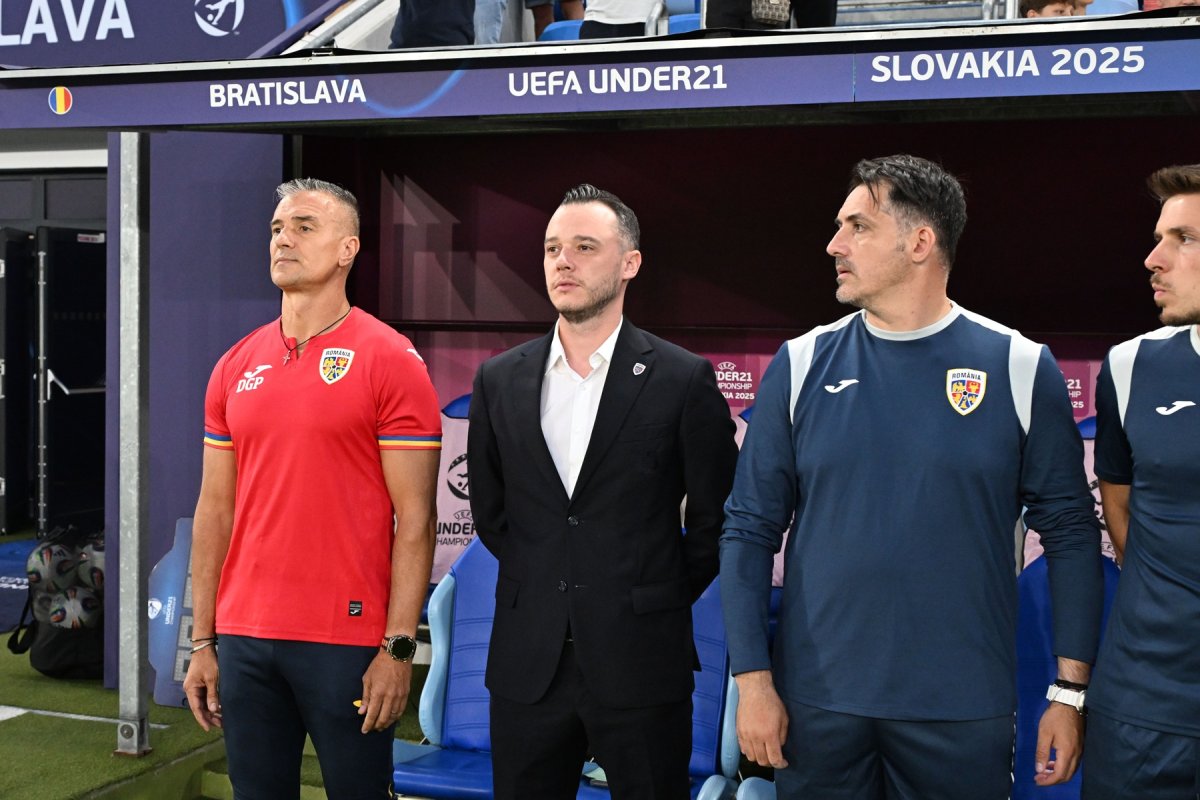 Daniel Pancu la meciul România - Slovacia U21