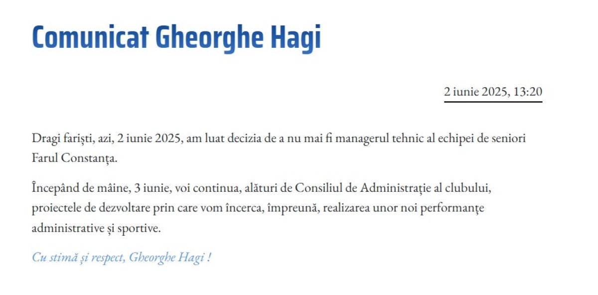 Comunicatul celor de la Farul